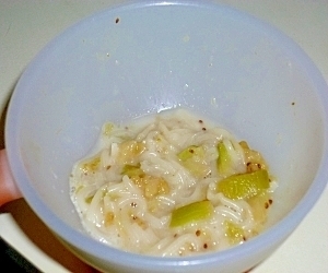 ステップ１後期　離乳食　ミルクそうめん,離乳食,そうめん,