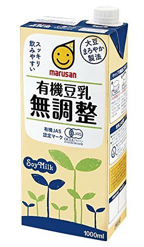 マルサン 有機豆乳無調整 1000ml×6本,離乳食,豆乳,