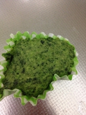 離乳食 後期 ほうれん草の蒸しパン,離乳食,豆乳,