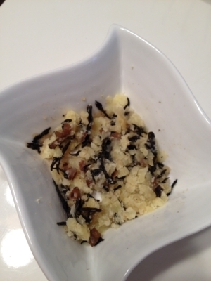 離乳食後期＊ひじきとさつまいものサラダ,離乳食,豆乳,