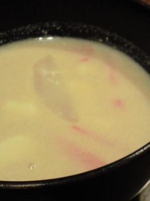 あったか豆乳味噌スープ,離乳食,豆乳,