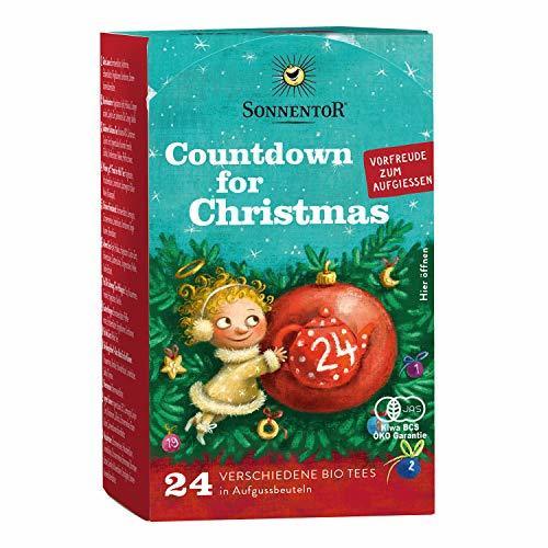 ゾネントア クリスマスカウントダウンのお茶 24袋,クリスマス,アドベントカレンダー,
