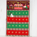 ＊カルディオリジナル　クリスマスマーケットフェルトカレンダー2017　1枚【2017クリスマス】【賞味期限：2018/4/30】,クリスマス,アドベントカレンダー,