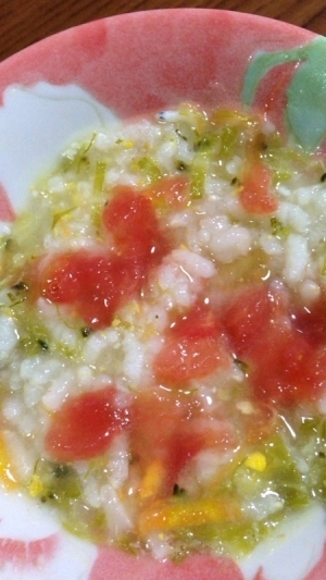 離乳食☆緑黄色野菜のリゾット,離乳食,ブロッコリー,