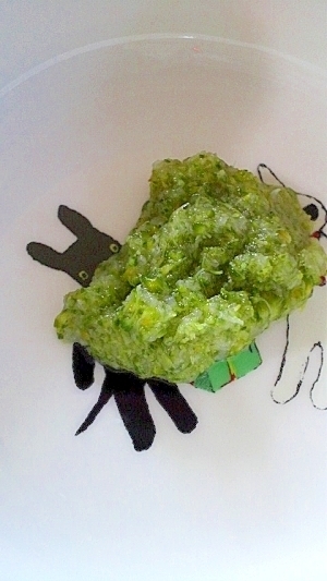 離乳食初期☆ブロッコリーと大根おろし,離乳食,ブロッコリー,