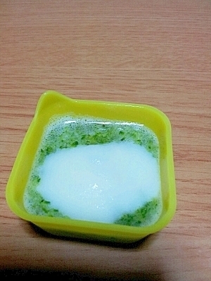 《離乳食》ブロッコリーホワイトソース,離乳食,ブロッコリー,