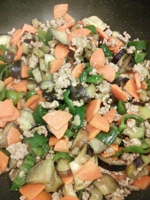 離乳食完了期☆辛くない麻婆茄子,離乳食,豚肉,