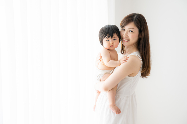 ママと赤ちゃん,おむつポーチ,