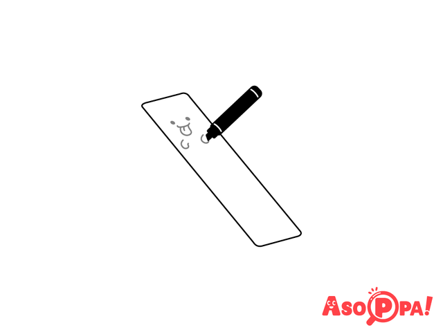 作り方(5)おばけを書く,牛乳パック,工作,簡単