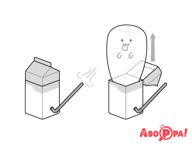 早速、あそんでみよう,牛乳パック,工作,簡単