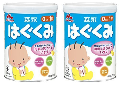 【Amazon.co.jp限定】 森永 はぐくみ 大缶 810g×2缶パック,ランキング,粉ミルク,混合(主にミルク)
