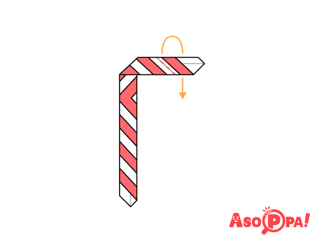 キャンディケイン,クリスマス,折り紙,