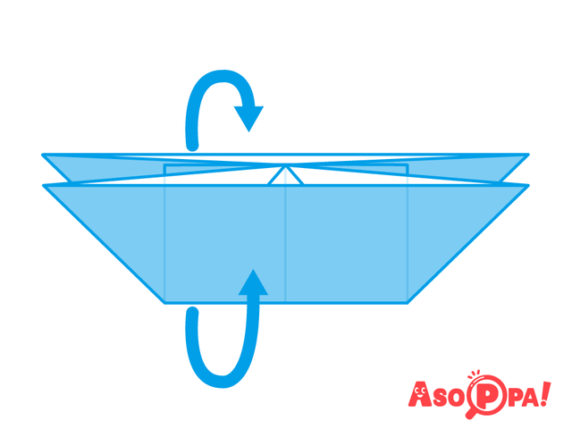 サンタクロースのからだ,クリスマス,折り紙,