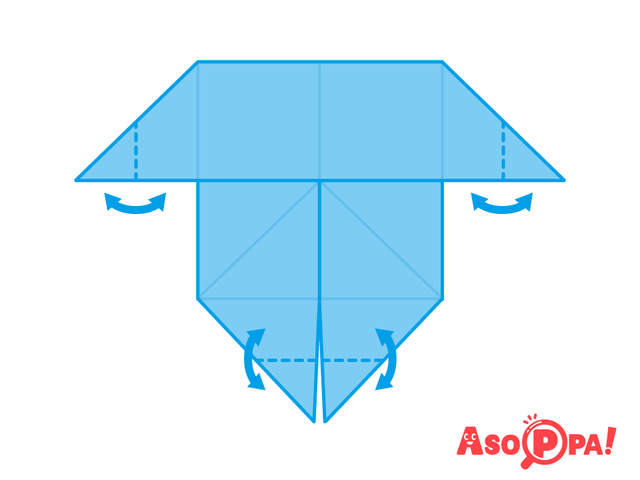 サンタクロースのからだ,クリスマス,折り紙,