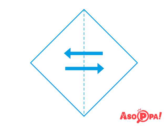 サンタクロースの袋,クリスマス,折り紙,