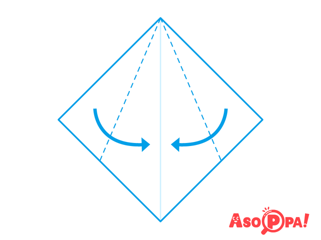 サンタクロースの袋,クリスマス,折り紙,