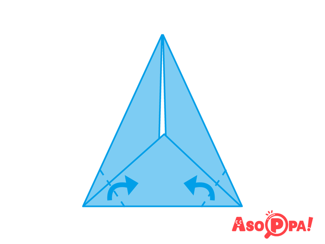 サンタクロースの袋,クリスマス,折り紙,