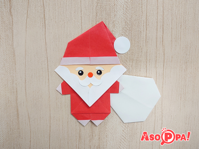 サンタクロース,クリスマス,折り紙,