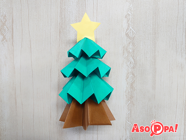 クリスマスツリー,クリスマス,折り紙,