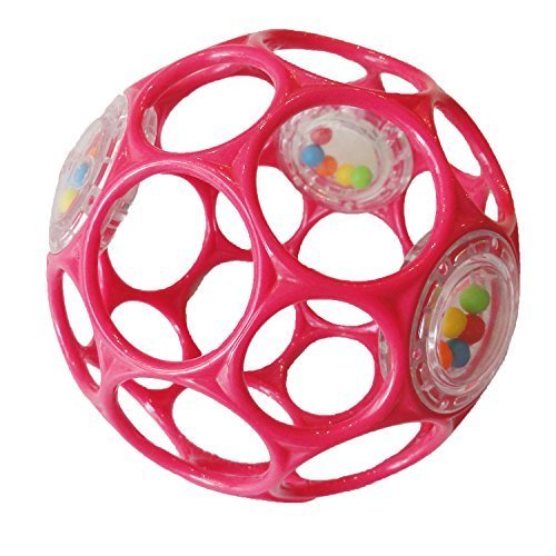 オーボール ラトル ピンク,知育玩具,1歳,