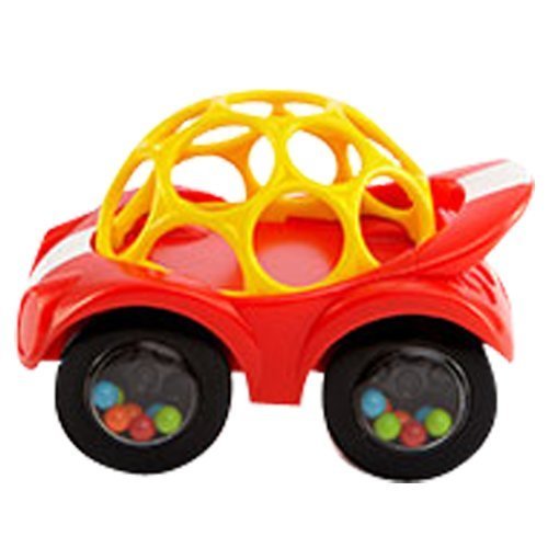 オーボール ラトル&ロール レッドイエロー,知育玩具,1歳,