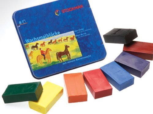 Stockmarブロック蜜ろうクレヨン,赤ちゃん,おもちゃ,口に入れる