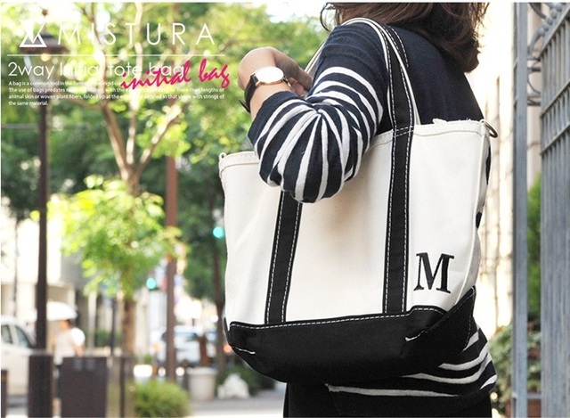 Misturaイニシャルトートバッグ,おしゃれ,ママグッズ,人気