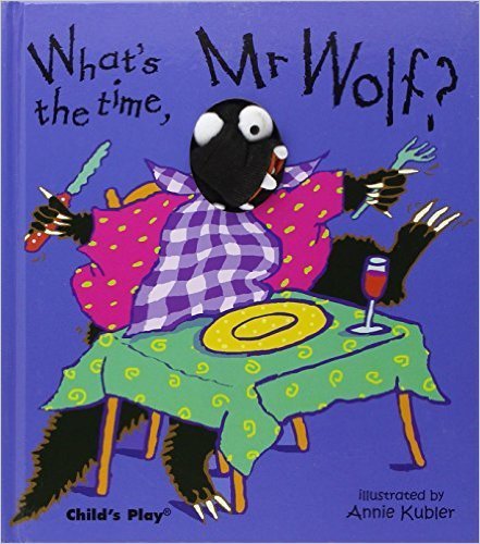 What's the time, Mr. Wolf?の表紙,英語,絵本,人気