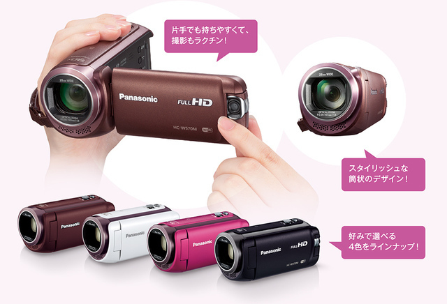 Panasonic ワイプ撮りビデオカメラ W570M ,人気,ビデオカメラ,子ども
