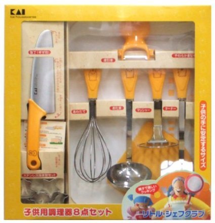 子供用の調理道具8点セット,子供用,調理器具,包丁