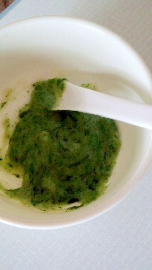 ほうれん草のポタージュ（離乳食初期）,離乳食,じゃがいも,