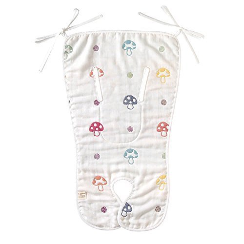 Hoppetta シャンピニオン ふくふくガーゼ(6重ガーゼ) ベビーカーシート 18211005,ベビーカー,シート,