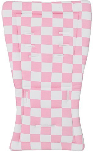 エアバギー Air Buggy チェッカー柄ストローラーマット ピンク,ベビーカー,シート,