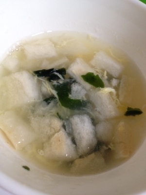 離乳食☆お麩と卵の味噌汁,離乳食,麩,