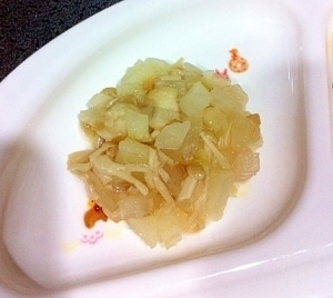 離乳食完了期♪麩&大根&エノキの味噌煮☆ ,離乳食,麩,