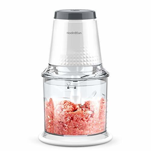 フードプロセッサー 4枚カッター付きの最新改良版 250Wハイパワー急速きざむ 一台多役 水洗い可能 1.0L容量,離乳食,豆腐ハンバーグ,