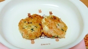 離乳食 後期 豆腐ハンバーグ,離乳食,豆腐ハンバーグ,