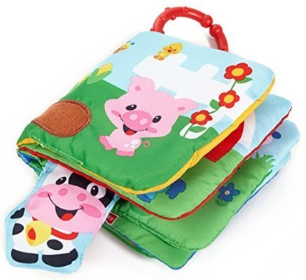 めくってモー!おでかけ布えほん フィッシャープライス,おもちゃ,女の子,0歳