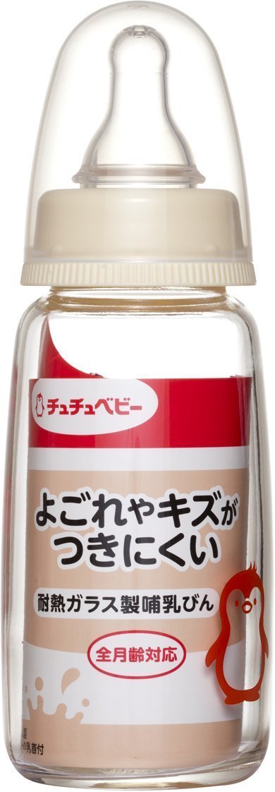 チュチュベビースリムタイプ耐熱ガラス製哺乳びん ,哺乳瓶,人気,おすすめ