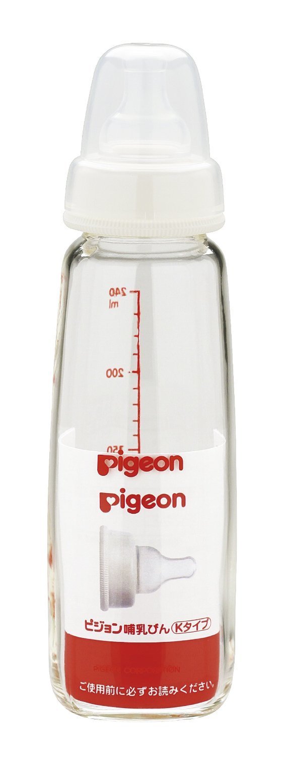 ピジョンKタイプ哺乳びん(耐熱ガラス製・シリコーンゴム製乳首付),哺乳瓶,人気,おすすめ