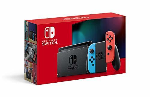 Nintendo Switch 本体 (ニンテンドースイッチ) Joy-Con(L) ネオンブルー/(R) ネオンレッド(バッテリー持続時間が長くなったモデル),クリスマス,プレゼント,2019