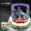 クリスマス限定2018・仮面ライダージオウ・生クリーム苺2段サンド・キャラデコクリスマスケーキ・ジオウライドウオッチ/クリスマスver.付き/12月15日からのお届けです。,クリスマスケーキ,通販,