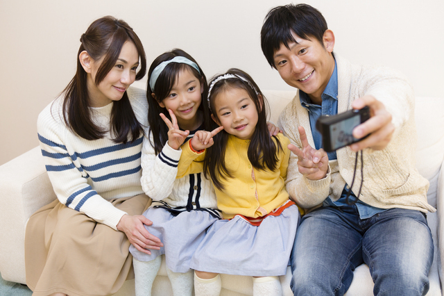 自撮りする親子,デジタルカメラ,おすすめ,
