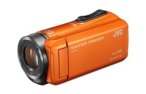 JVC KENWOOD JVC ビデオカメラ EVERIO 防水 防塵 内蔵メモリー32GB オレンジ GZ-R300-D,デジタル,ビデオ,カメラ