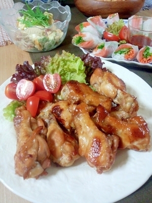 クリスマスに！漬けて焼くだけ☆簡単ローストチキン♪ ,クリスマス,ディナー,レシピ