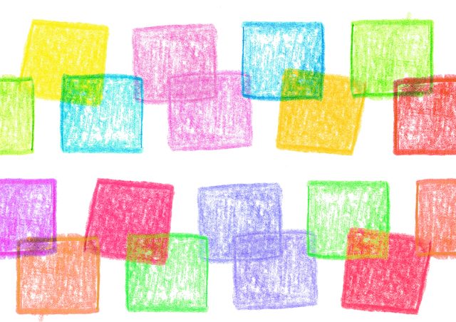 カラフルな四角,出産祝い,布絵本,