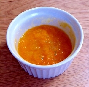 離乳食中期♪みかん＆ブドウ煮☆,離乳食,みかん,