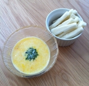 離乳食後期♪パンの南瓜＆カブスープ浸し☆,離乳食,かぶ,