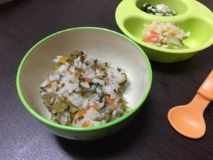 アレンジ自在!かぶの葉のふりかけ,離乳食,かぶ,