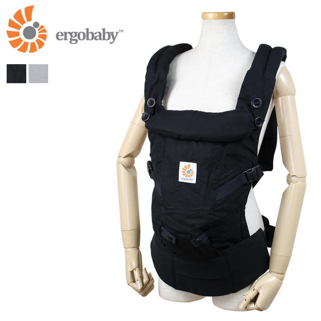 Ergobaby 【日本正規品保証付】【日本限定ベビーウエストベルト】 エルゴベビー・ADAPTベビーキャリア/ブラック CREGBCAPEABLK 【抱っこひも】,